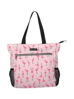 Betsey Johnson Flamingo Strut Beach Tote Bag NWT
